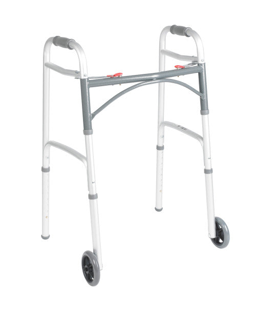 Drive Medical Deluxe Two Button Folding Walker (10210-1) product photo